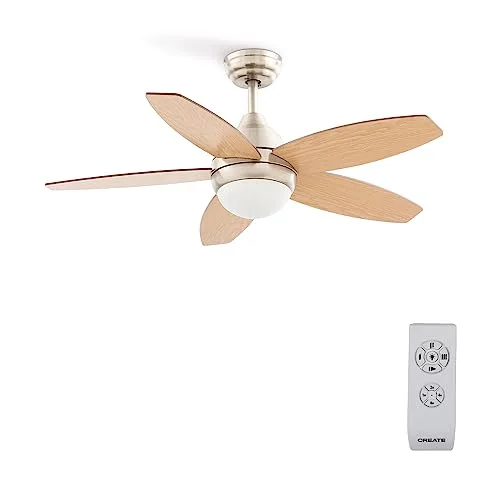 WINDFLOWOOD Ventilador de techo con luz