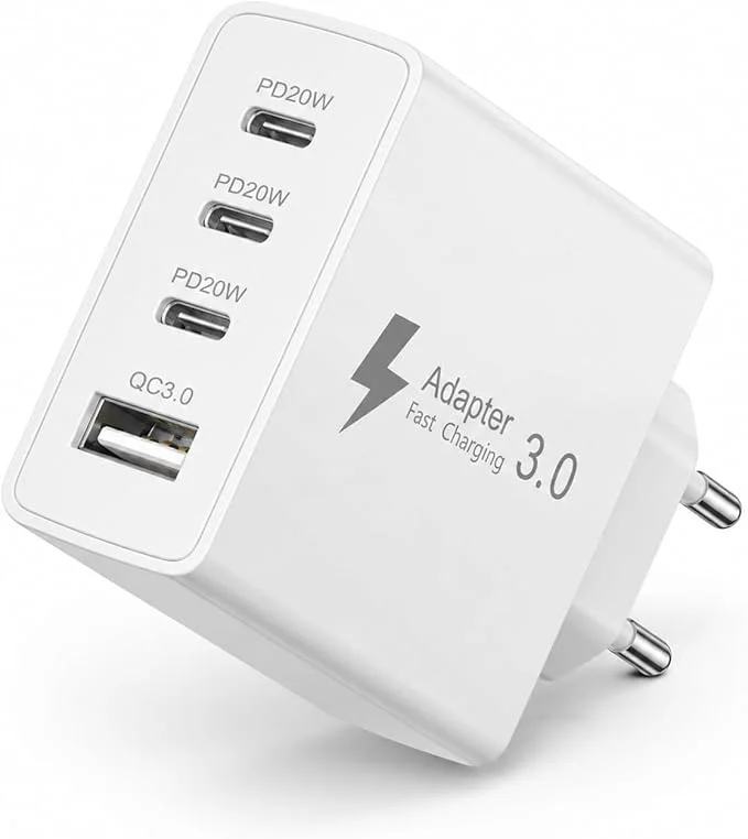 Cargador 50W 4 Puertos
