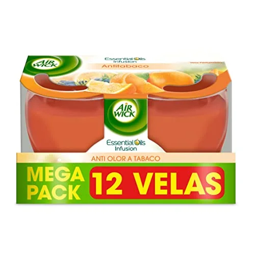 Air Wick AntiTabaco Velas aromáticas 12X